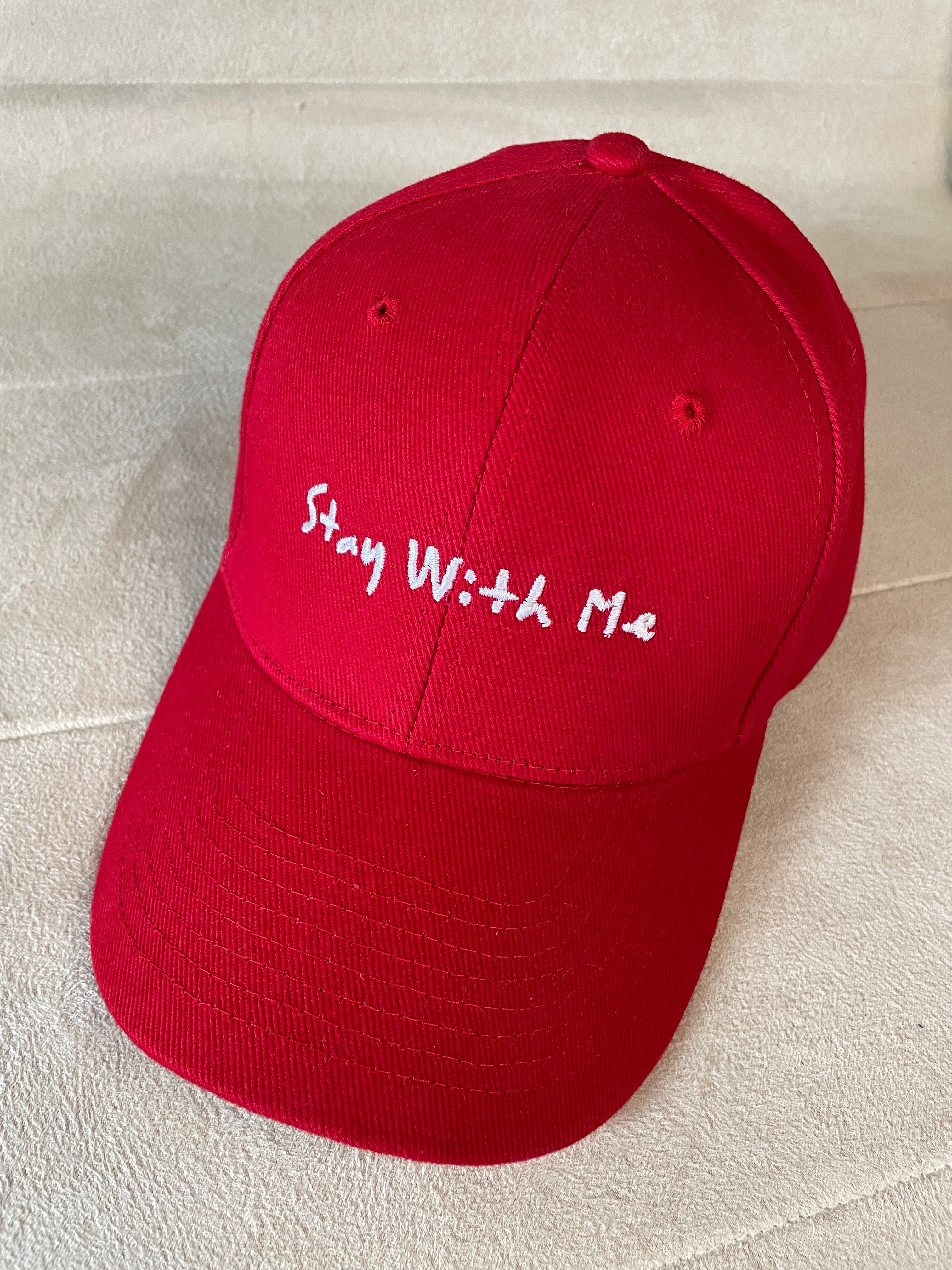 Casquette rouge "L'inédit" - SWM - Stay With Me 
