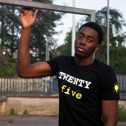 T-shirt noir - "Twenty Five" - SWM - Stay With Me