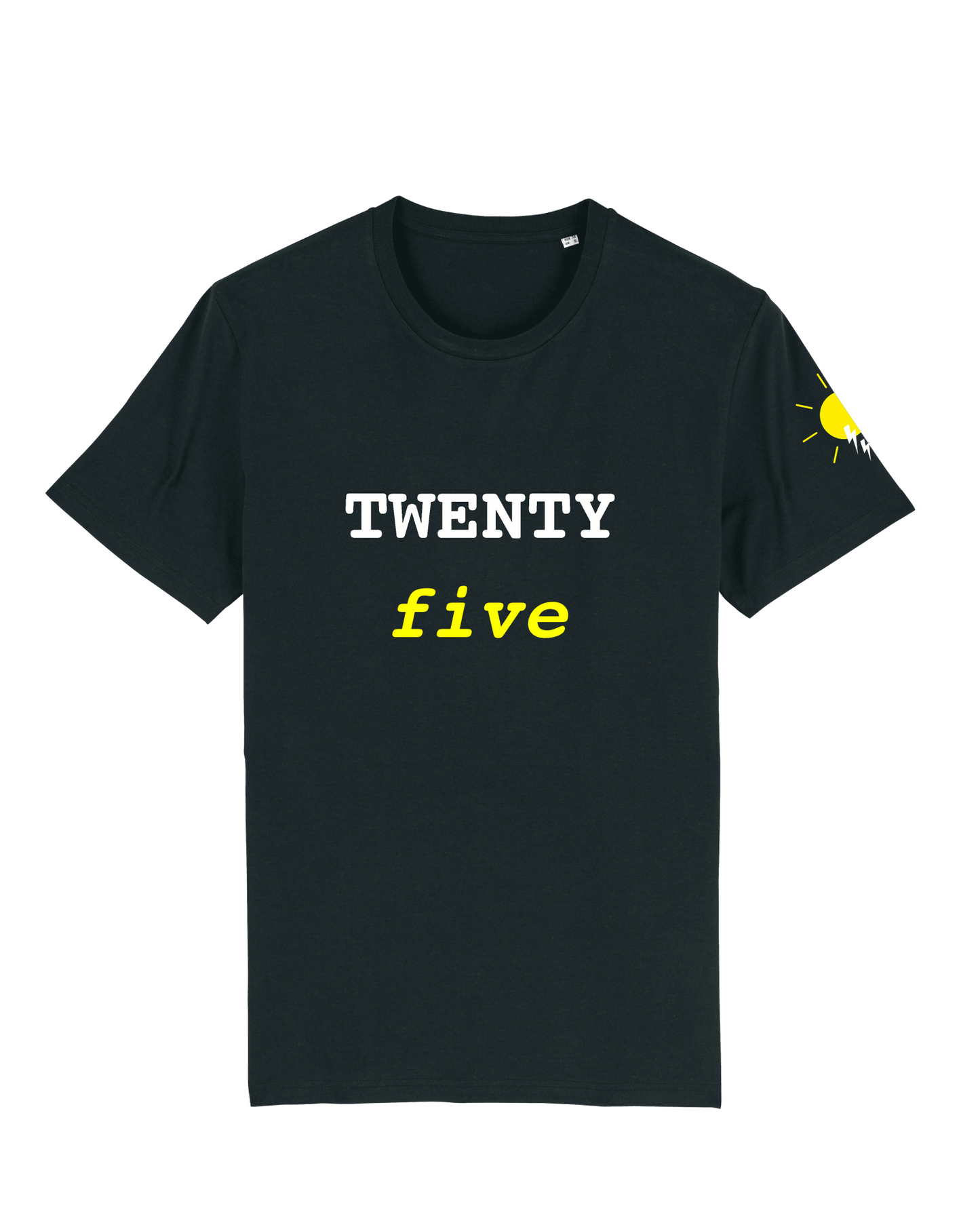 T-shirt noir - "Twenty Five" - SWM - Stay With Me