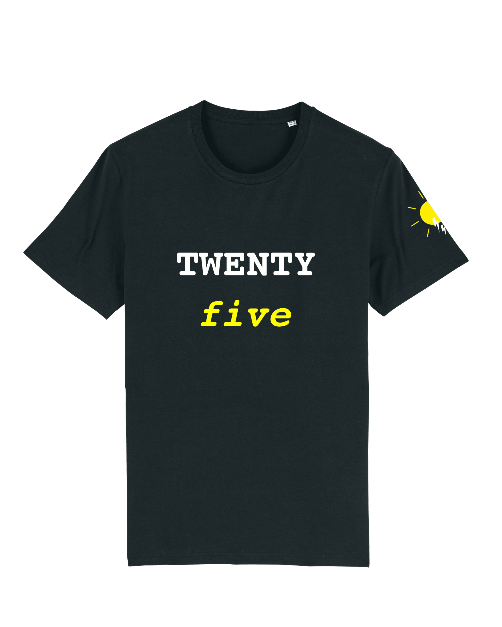 T-shirt noir - "Twenty Five" - SWM - Stay With Me