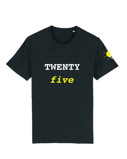 T-shirt noir - "Twenty Five" - SWM - Stay With Me