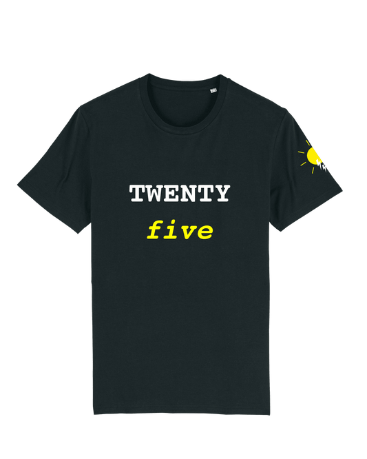 T-shirt noir - "Twenty Five" - SWM - Stay With Me